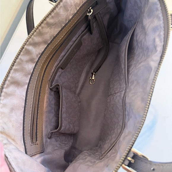 Michael Kors Taupe Tote Bag - Picture 4 of 6